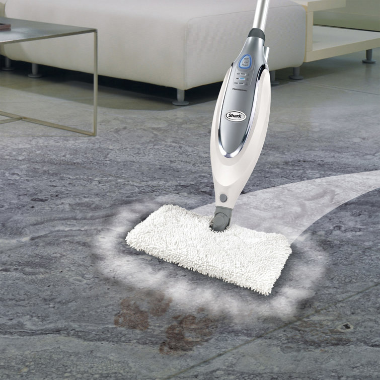 White Stick Steam Cleaner with Variable Steam Settings