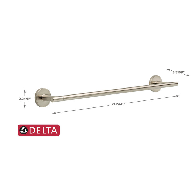 Stainless Steel 24'' Wall Mounted Modern Towel Bar