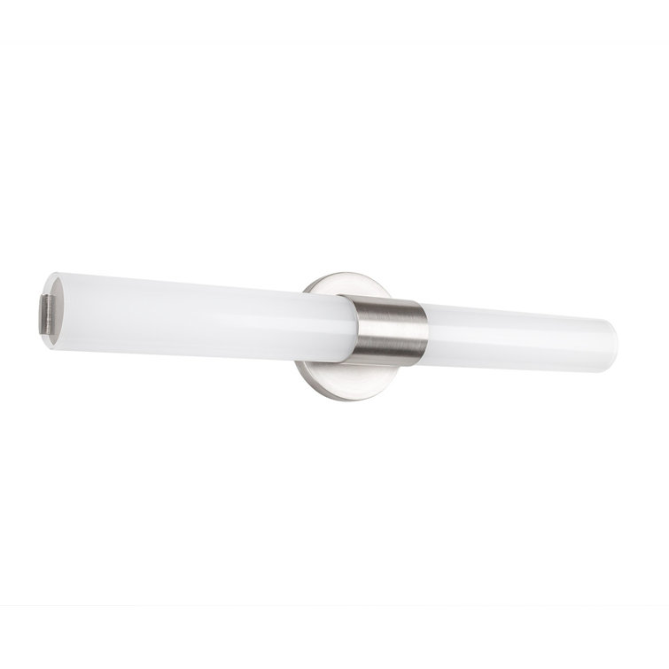 24" Chrome Dimmable LED Cylinder Vanity Light