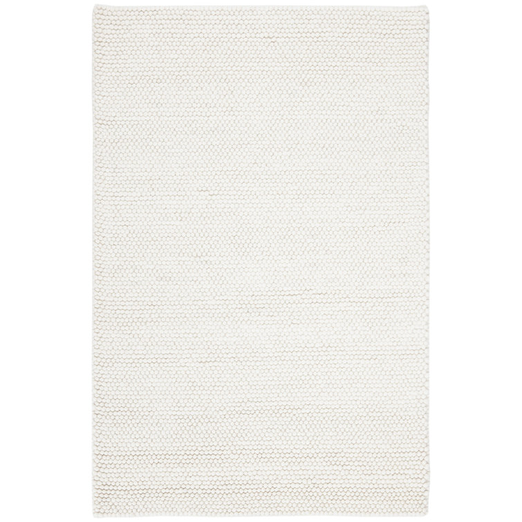 Carisbrooke Ivory Hand-Knotted Wool-Viscose Blend 4' x 6' Area Rug