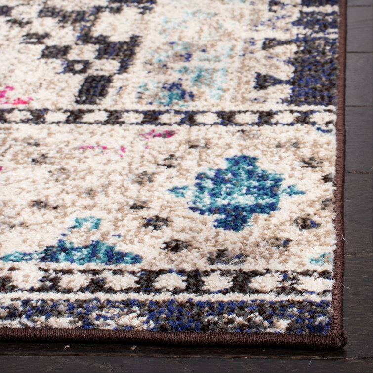 Chic Metro-Mod Black and Yellow Square Synthetic Area Rug
