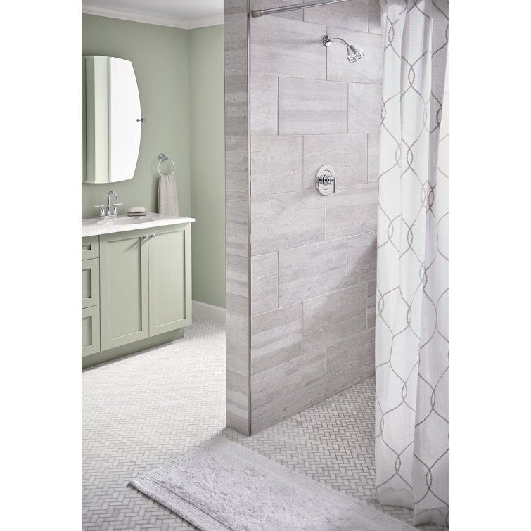 Gibson Chrome Wall-Mounted Lever Shower Trim
