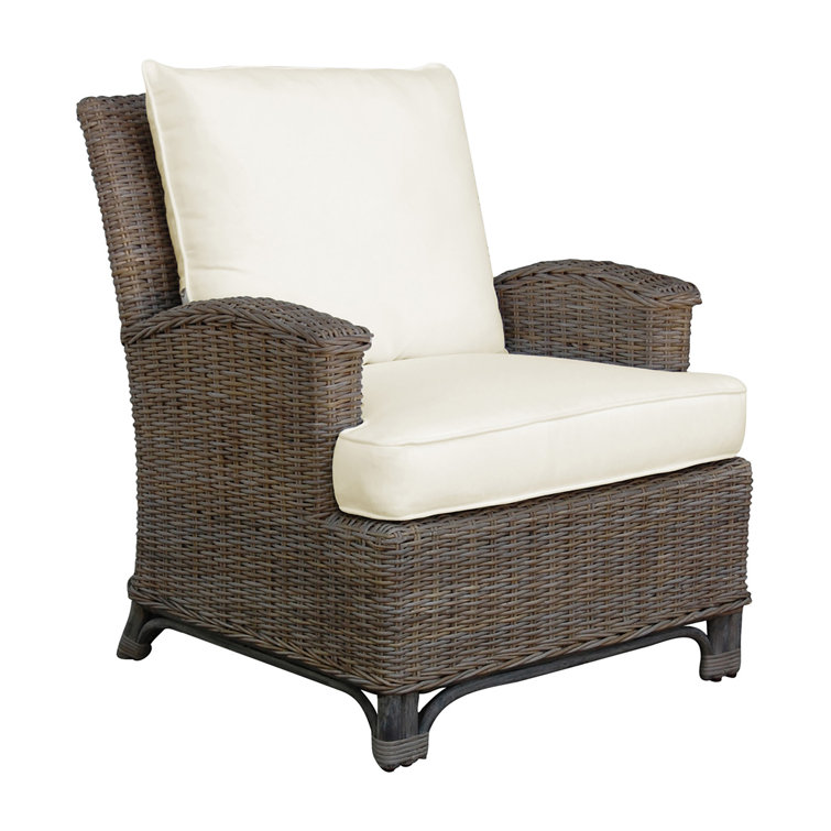 Kubu Grey Rattan Dining Chair with Cushions
