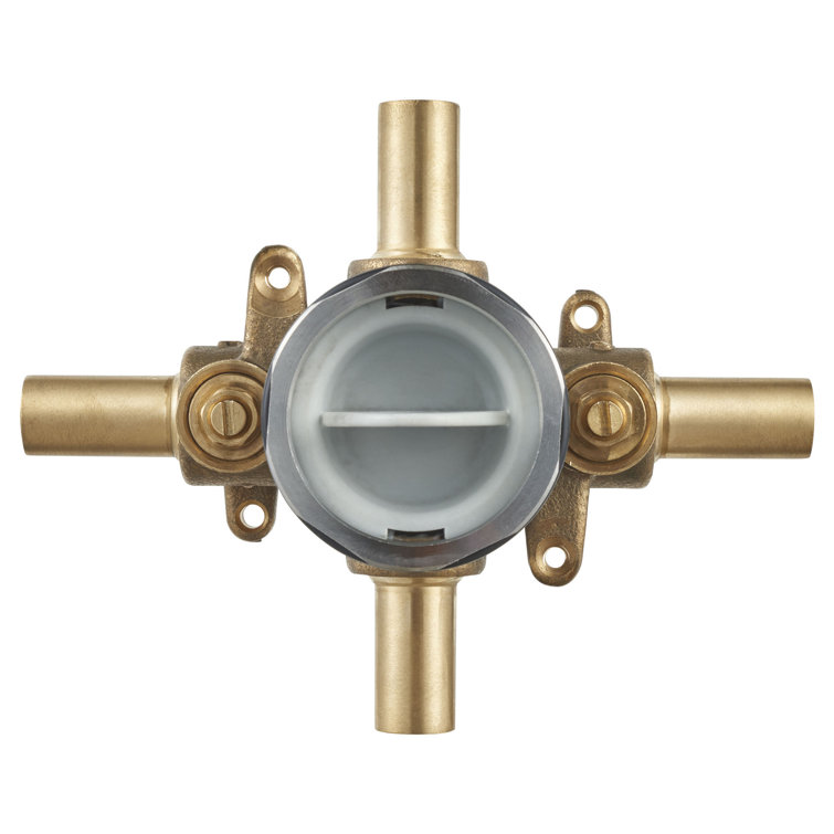 Stainless Steel Flash Shower Rough-In Valve with Stub-Outs