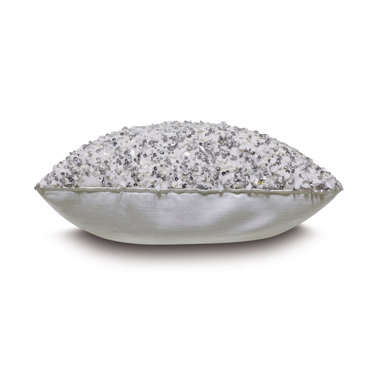 Vionnet Sparkling Sequin Square Nursery Throw Pillow