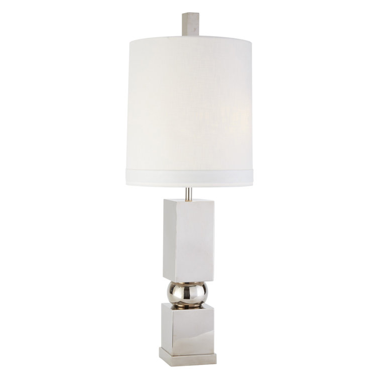 Edison Adjustable Nickel 2-Light Floor Lamp