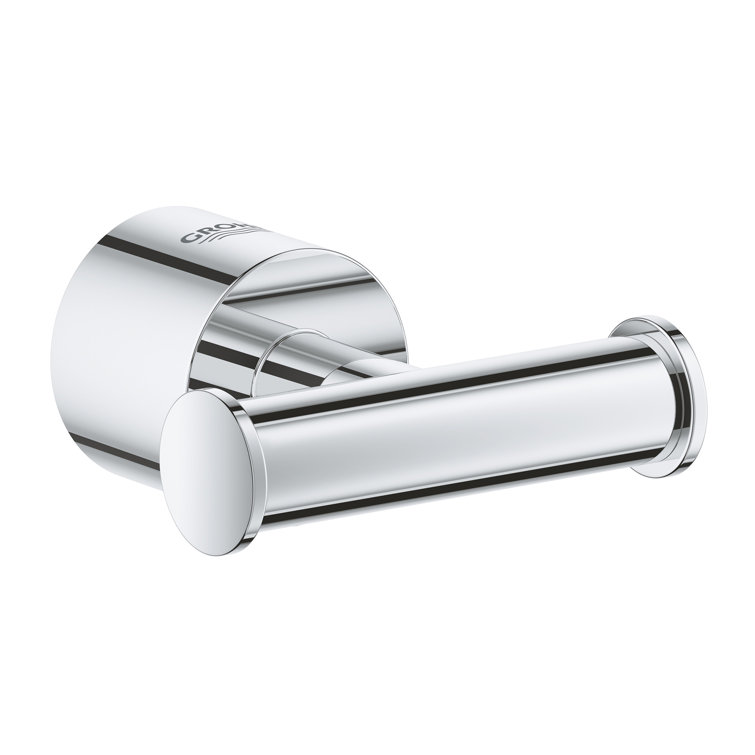 Atrio Chrome Modern Double Wall Mount Robe Hook