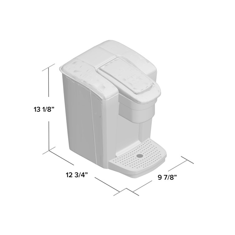 K-Elite Silver Single-Serve Coffee Maker with Iced Setting