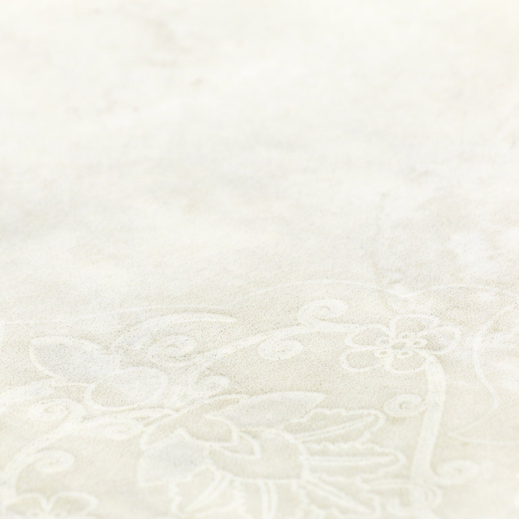 Angela Harris Distressed White Ceramic 8'' x 8'' Wall Tile