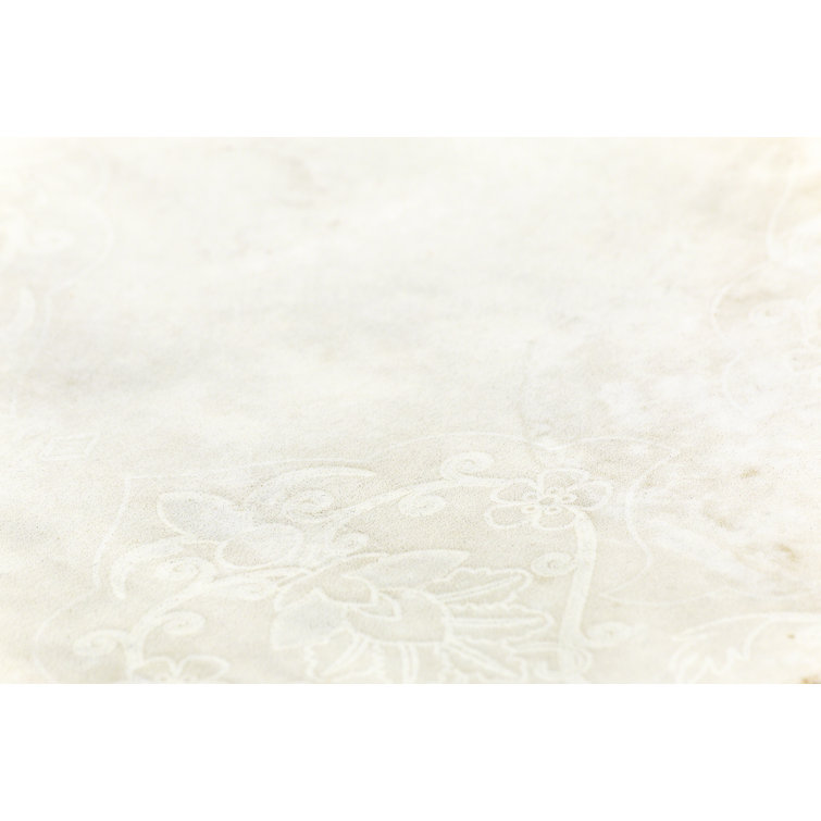 Angela Harris Distressed White Ceramic 8'' x 8'' Wall Tile
