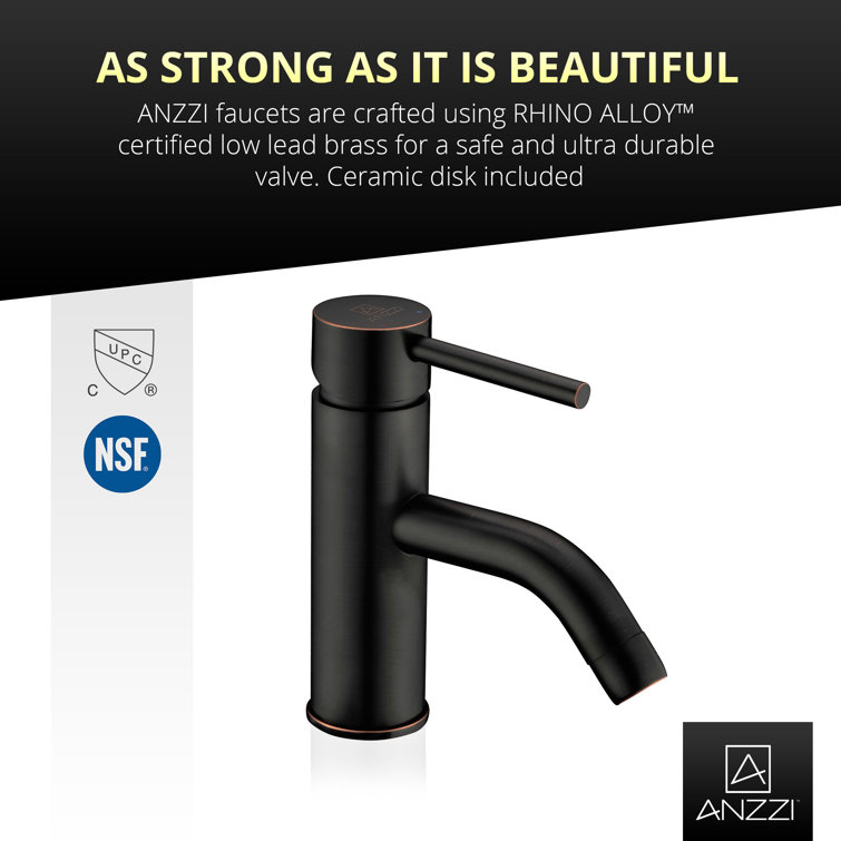 Bravo Low-Arc Solid Brass Bathroom Faucet in Oil Rubbed Bronze