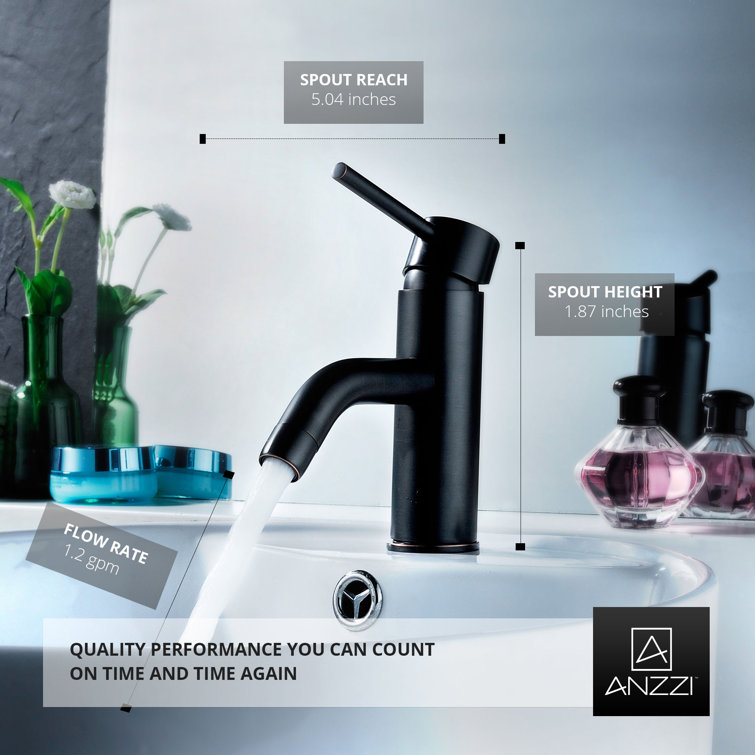 Bravo Low-Arc Solid Brass Bathroom Faucet in Oil Rubbed Bronze