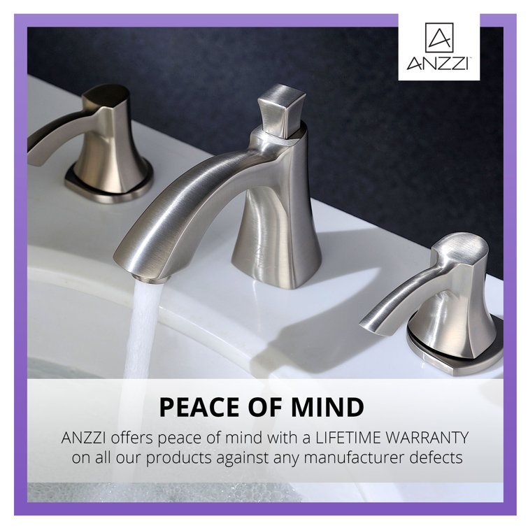 Sonata Traditional Brushed Nickel 2-Handle Mid-Arc Bathroom Faucet