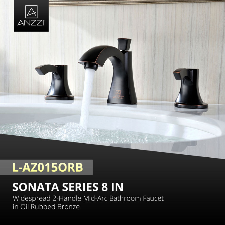 Sonata Elegantly Minimalist Oil Rubbed Bronze Bathroom Faucet
