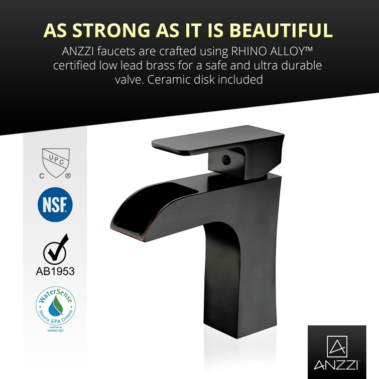 Oil Rubbed Bronze Single-Handle Bathroom Faucet