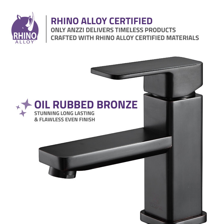 Naiadi Elegance Oil Rubbed Bronze Single-Handle Bathroom Faucet