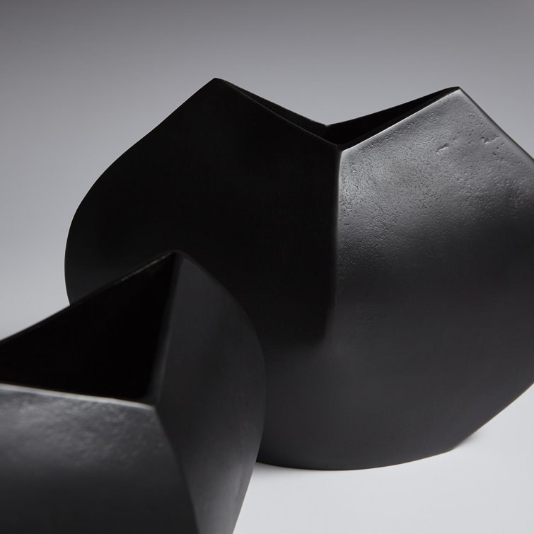 Bronze Aluminum Contemporary Bouquet Vase