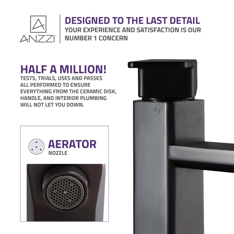 Naiadi Elegance Oil Rubbed Bronze Single-Handle Bathroom Faucet
