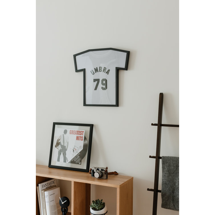 Classic Black Acrylic Wall-Mounted T-Shirt Display Frame