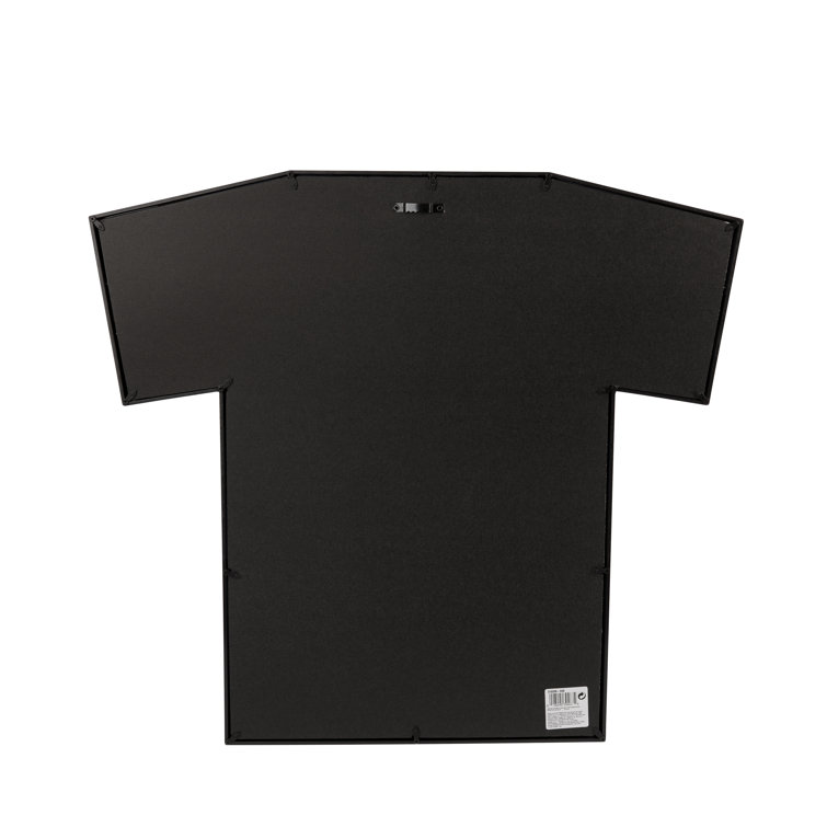 Classic Black Acrylic Wall-Mounted T-Shirt Display Frame