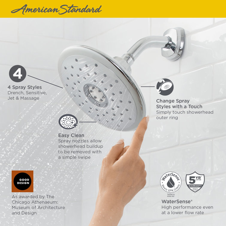 Spectra Polished Chrome Multi-Function Handheld Shower Head