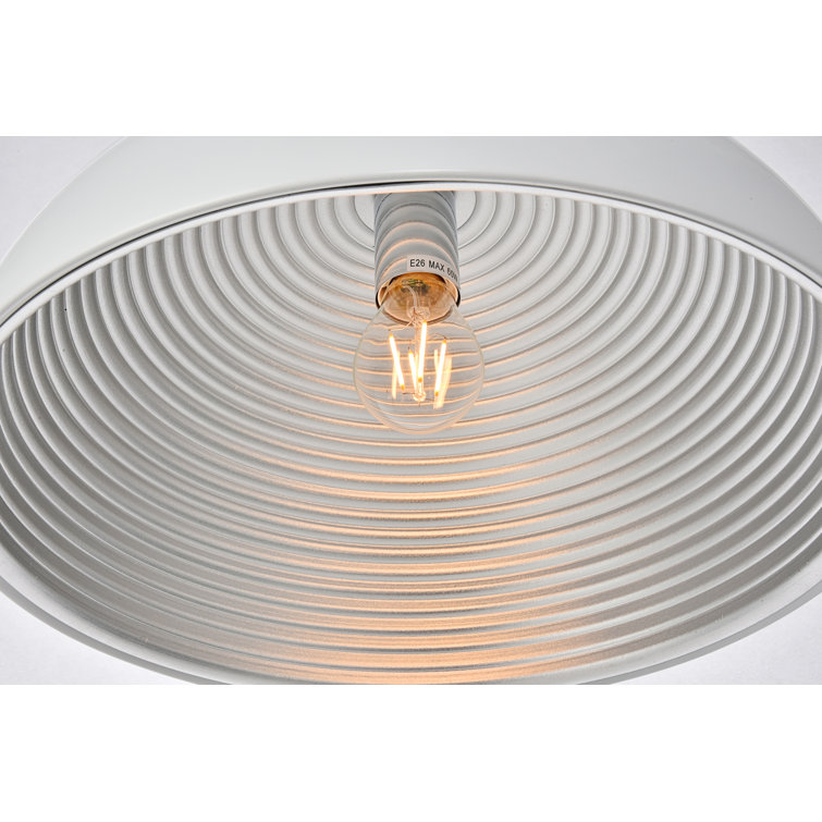 Burnished Nickel 15.5" Contemporary Pendant Light