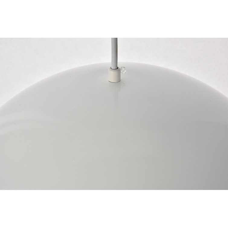Burnished Nickel 15.5" Contemporary Pendant Light