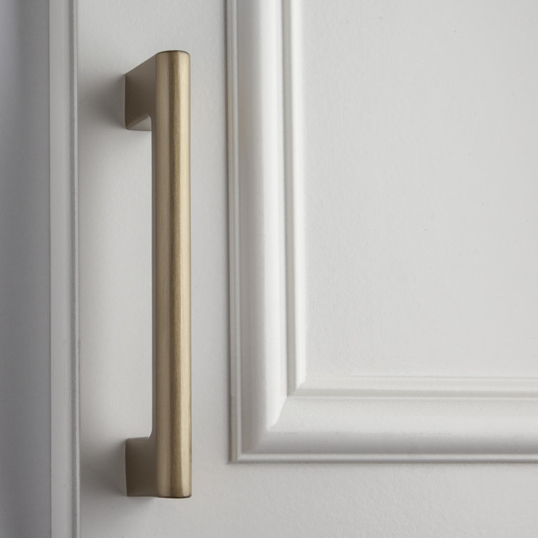 Vail 6-Inch Satin Brass Cylindrical Bar Pull
