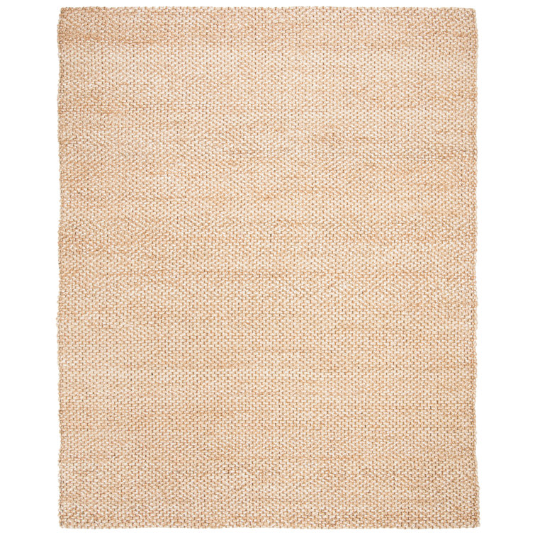 Natural Elegance 8' x 10' Hand-Knotted Wool and Synthetic Blend Area Rug