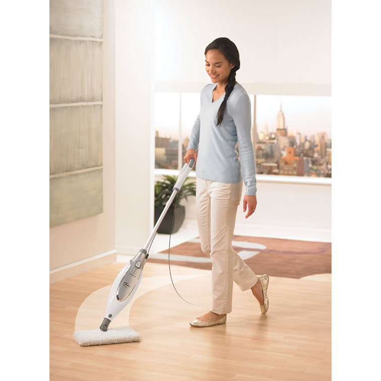 White Stick Steam Cleaner with Variable Steam Settings