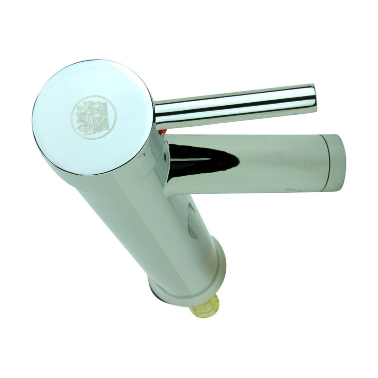 Chrome Tall Single-Hole Bathroom Faucet with Drain Assembly