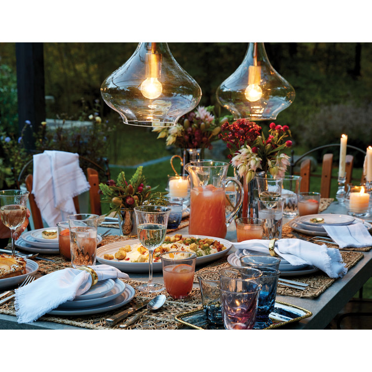 Clear Glass Spiral Threaded Candle Holder Vase
