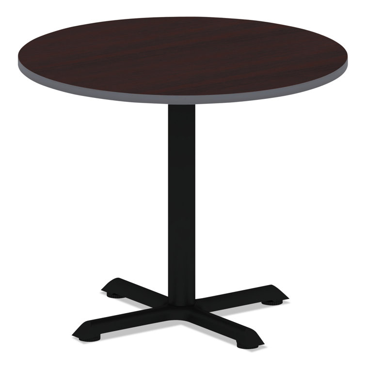 Reversible Medium Cherry/Mahogany Laminate Round Table Top 38"