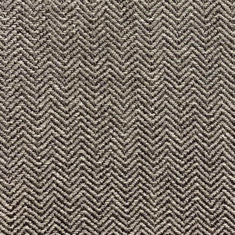Gray Chevron Sunbrella Indoor/Outdoor Square Throw Pillow