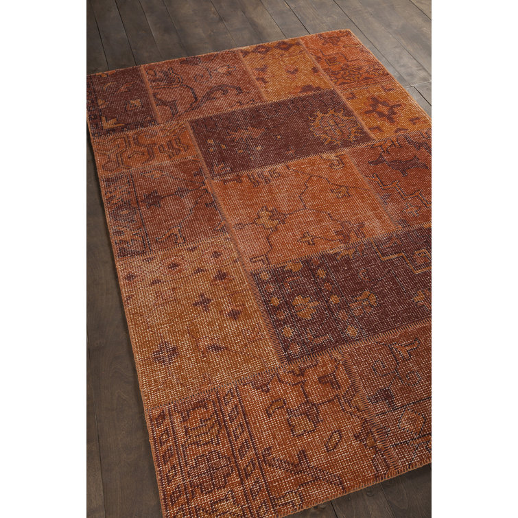 Hand-Knotted Multicolor Southwestern Wool Area Rug 7'9" x 10'6"