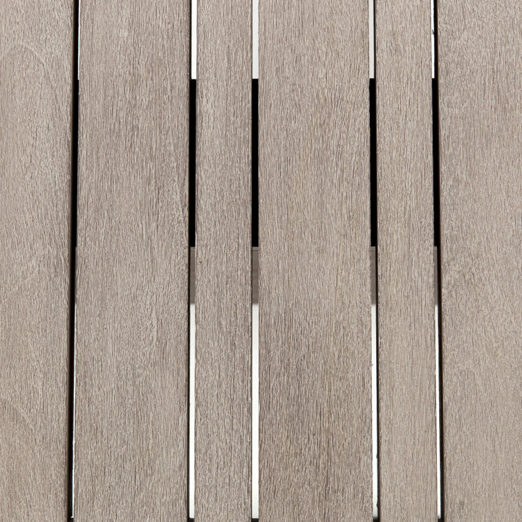 Atherton 86.5" Weathered Gray Teak Outdoor Dining Table