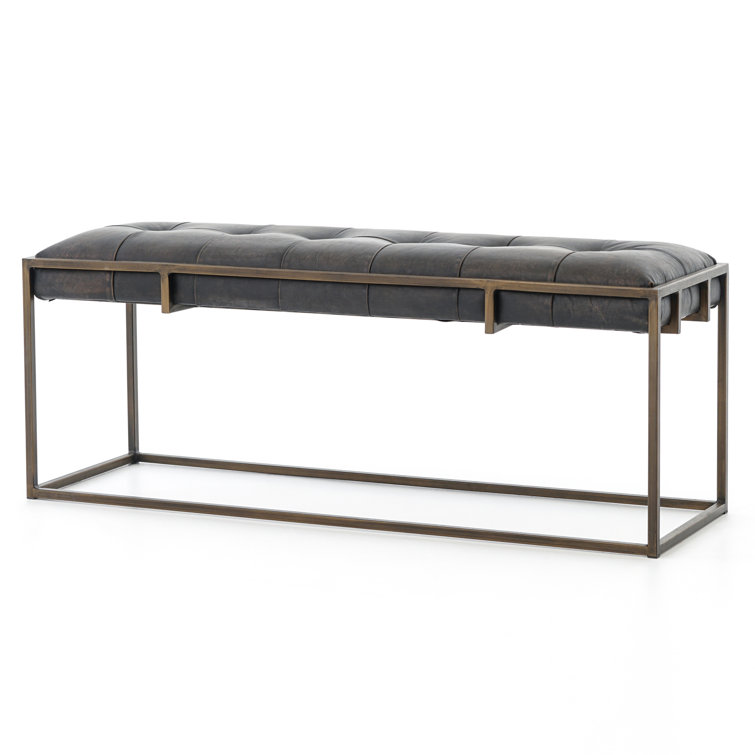 Jazelle Genuine Leather Bench