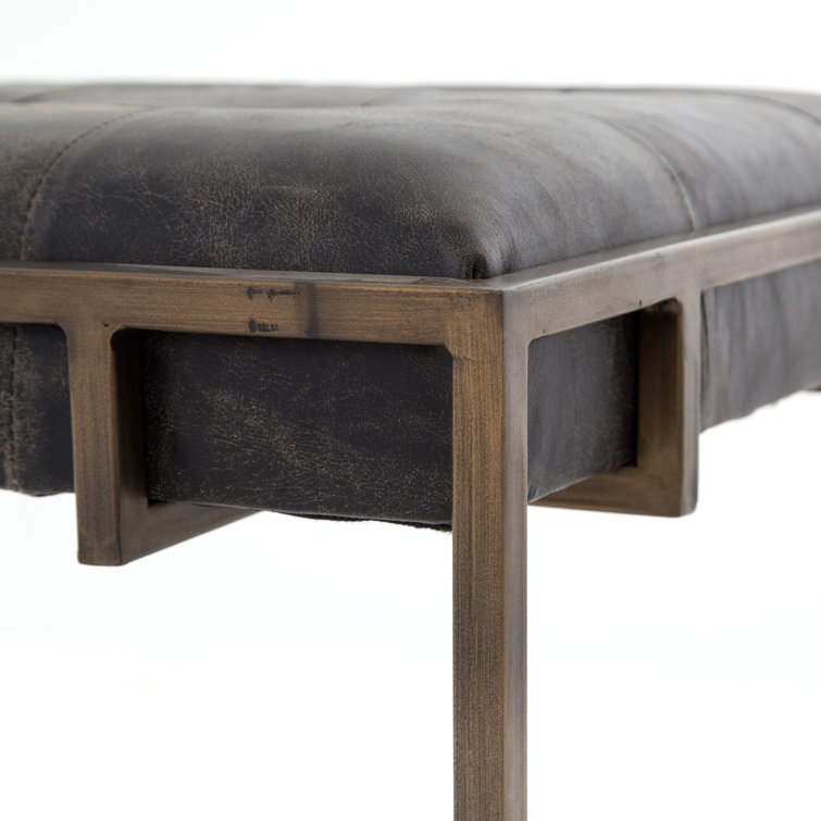 Luxury Traditions 23.5'' Brown Metal Square End Table
