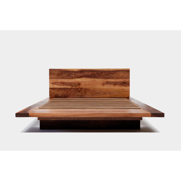 ARTLESS SQ Queen Platform Bed with Wood Frame