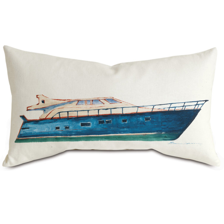 Luxurious Rectangular Linen Throw Pillow with Faux Down Insert
