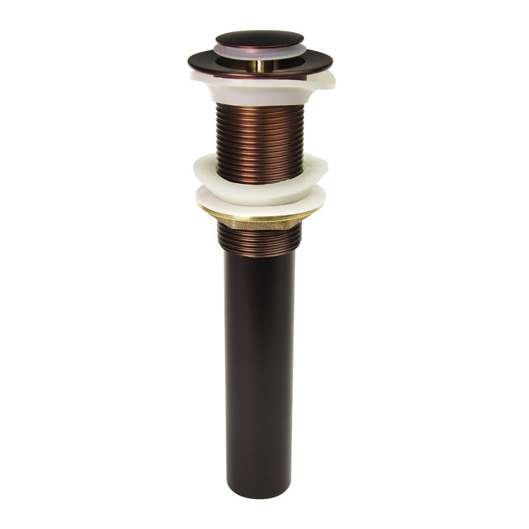 Oil Rubbed Bronze Solid Brass Bathroom Sink Pop-Up Drain