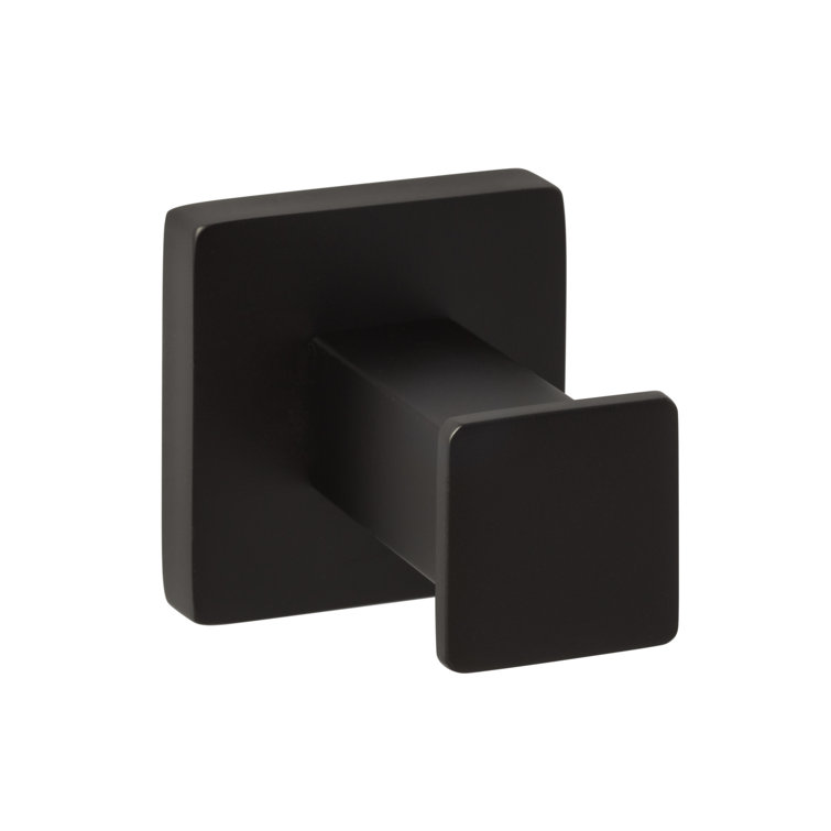 Flat Black Modern Wall Mounted Robe Hook