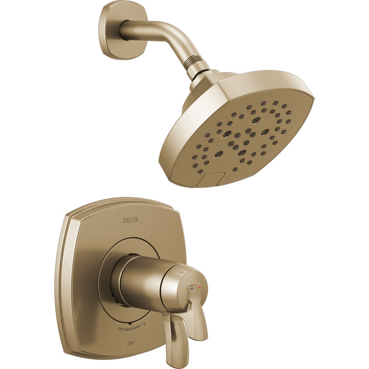 Stryke Thermostatic Shower Faucet Trim with Diverter and TempAssure