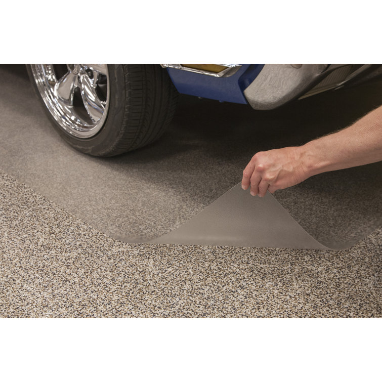 Midnight Black 10' x 24' Vinyl Garage Flooring Roll