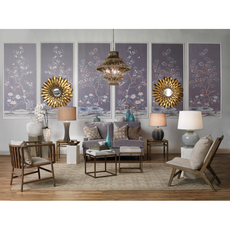 Grayson Handcrafted Gray Wood Accent Chair