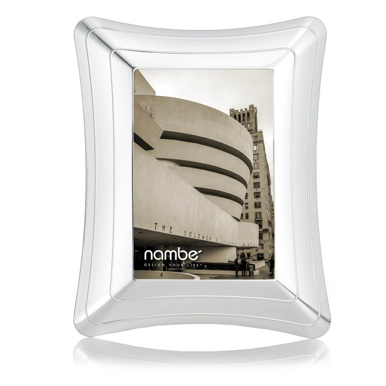 Silver Three-Tier Tabletop Picture Frame 4" x 6"