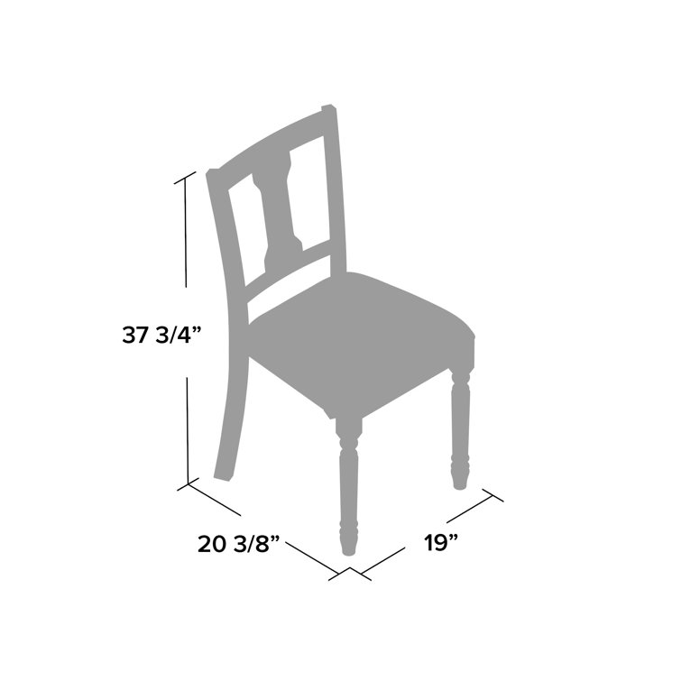 Teal Blue Willow Upholstered Side Chair with Turned Legs