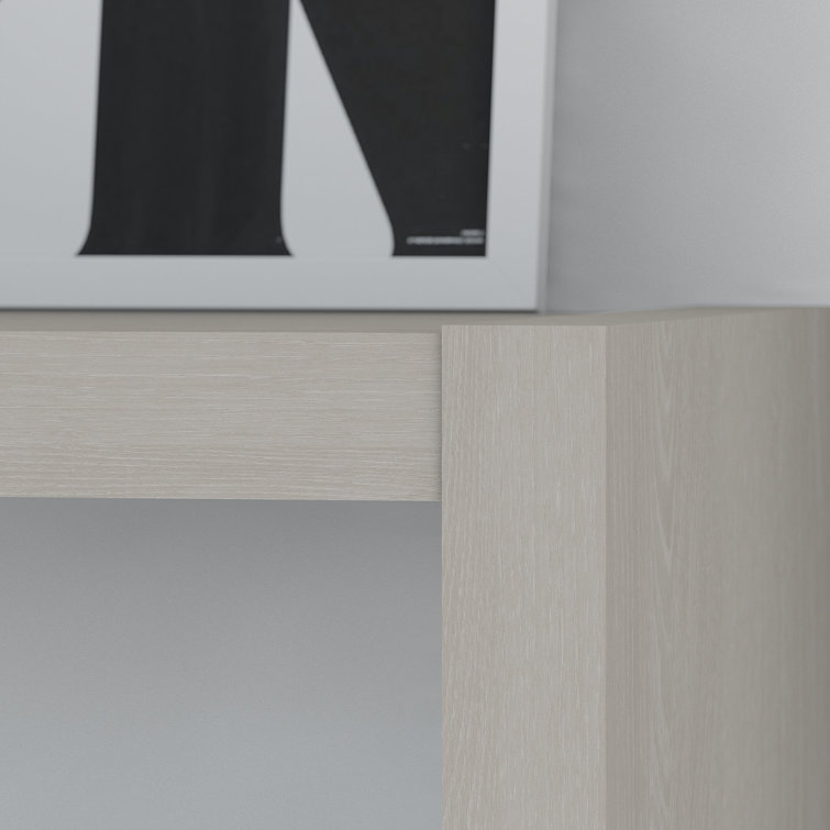 Contemporary Gray Sand 56'' Adjustable Home Office Desk