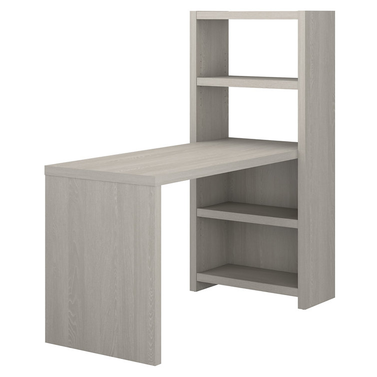 Contemporary Gray Sand 56'' Adjustable Home Office Desk