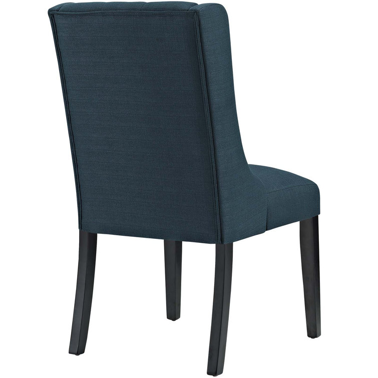 Azure Upholstered High Back Wood Side Chair Set